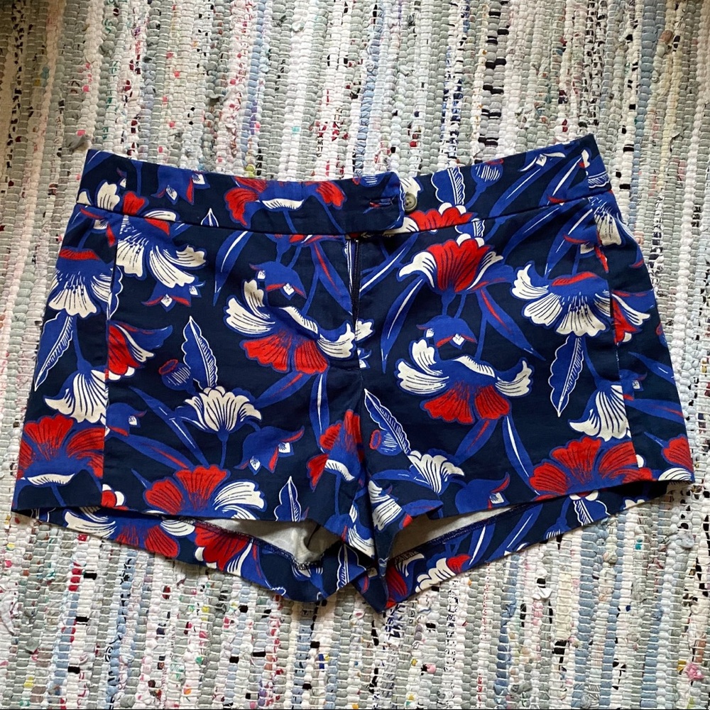 J crew floral shorts